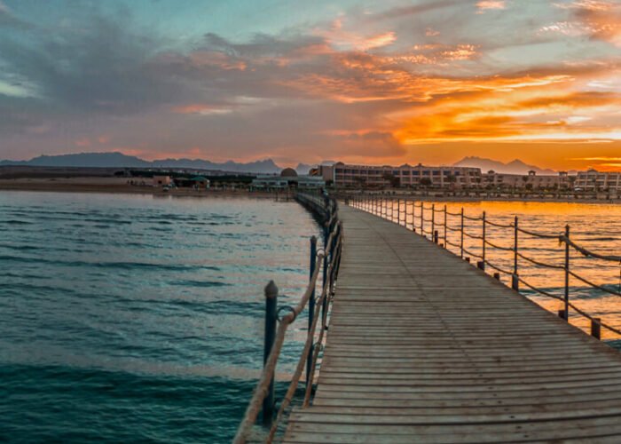 beach walk in hurghada
